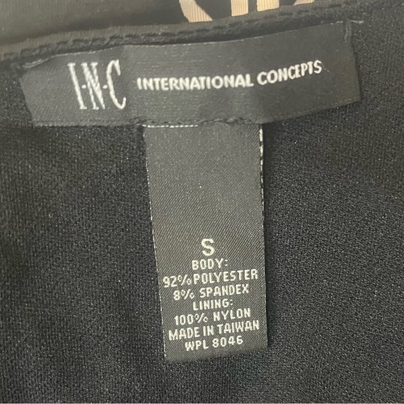 INC International Concepts Black and White Dress - Picture 7 of 8